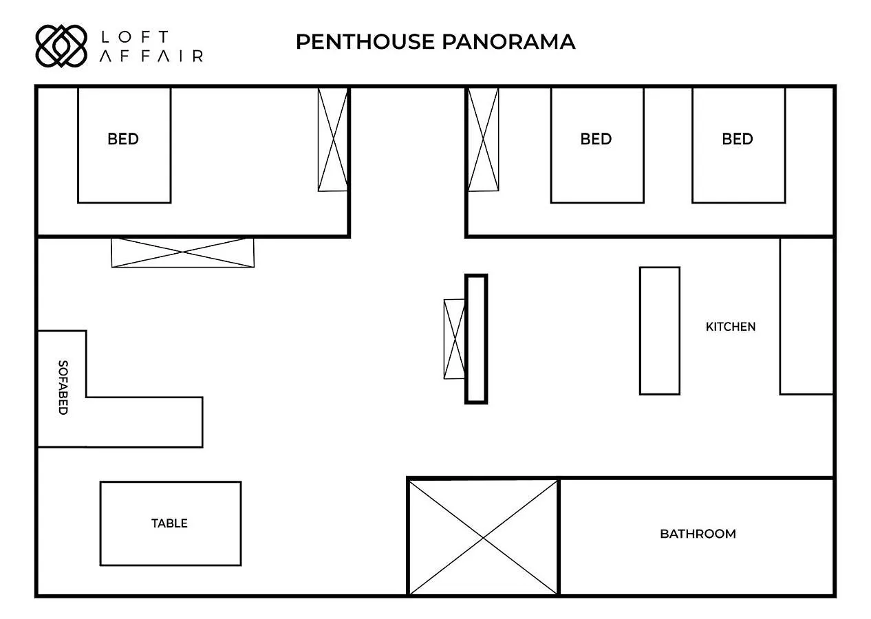 Penthouse Panorama By Loft Affair Apartment Krakow
